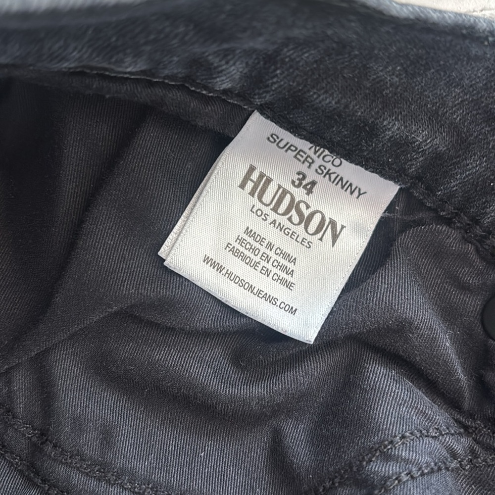 HUDSON Nico Super Skinny Jeans Size 34 EUC - Picture 4 of 9